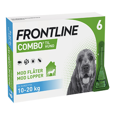 Loppemiddel Frontline Combo hund 10-20kg, 6x1,34ml