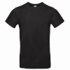 T-shirt bomuld sort str. 2XL