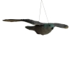 Høg, flyvende skræmmefugl 54x36cm grå plastik