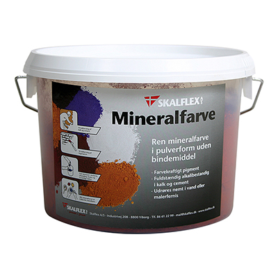 Skalflex Mineralfarve Oxydsort 1,5 KG