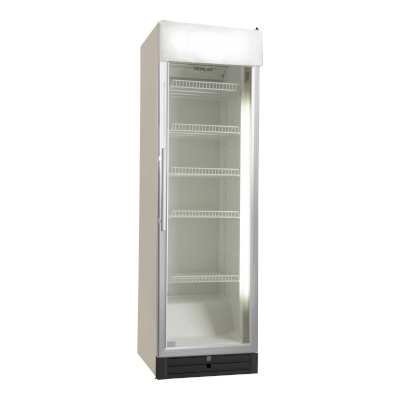 Whirlpool PRO hvid køleskab med glasdør 480 L.